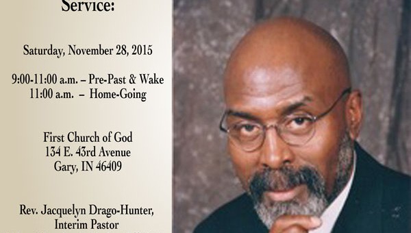 Home-going Celebration for Pastor McClure 25 Nov 2015